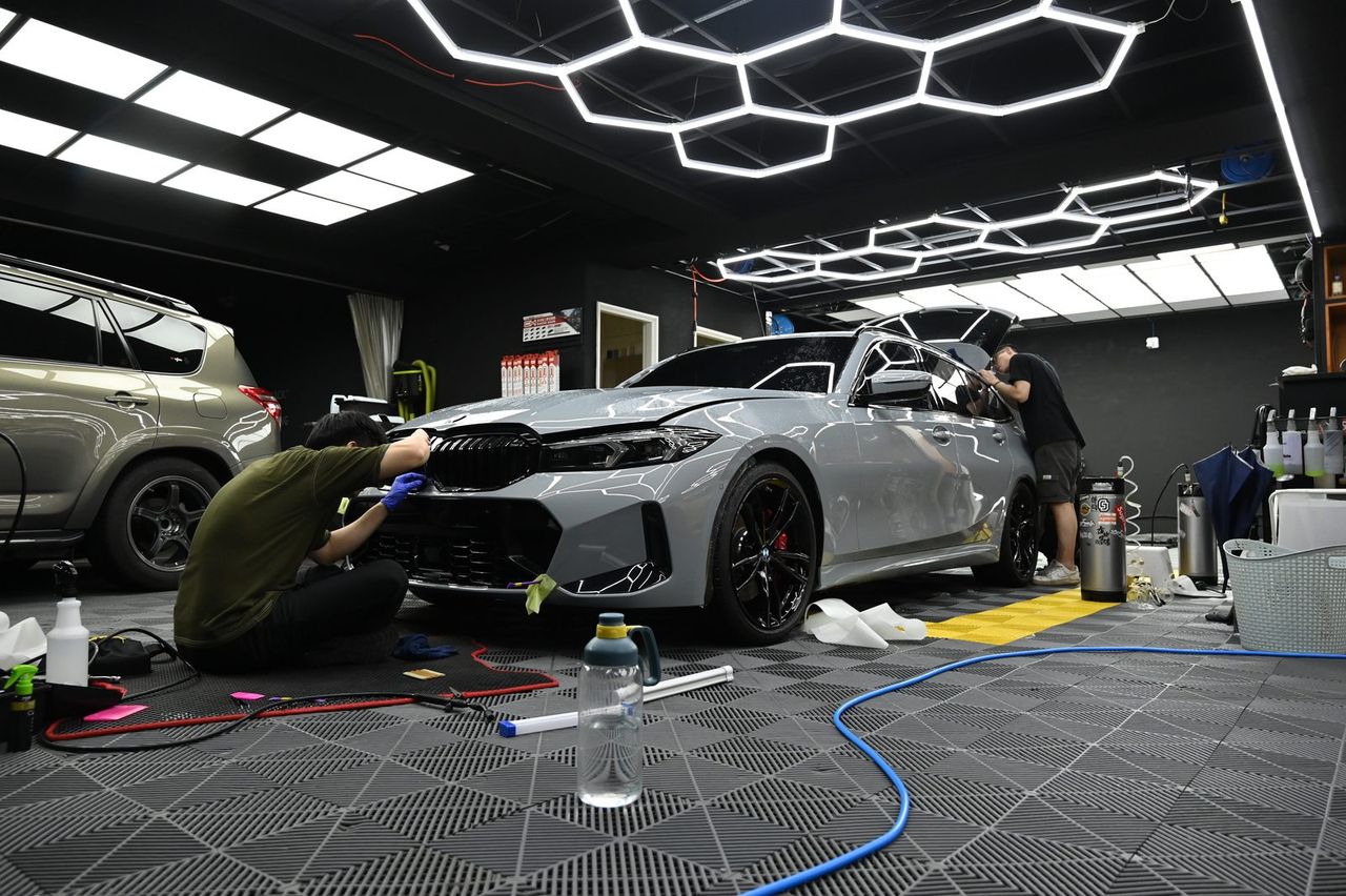 BMW 330i Touring 全車犀牛皮完工與細節實拍 第 7 張（共 7 張）——捷匠淡水旗艦店施工實錄