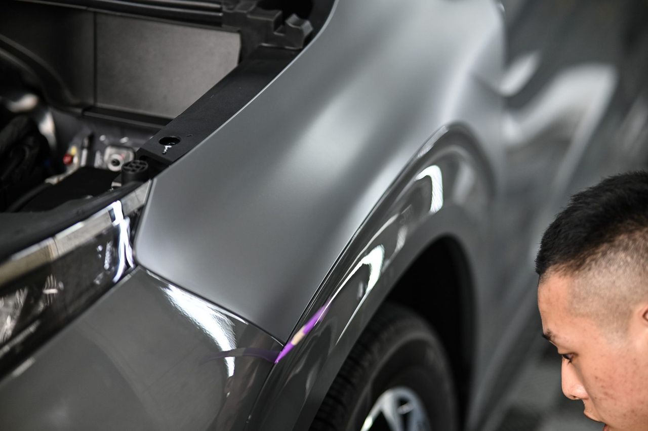 Hyundai Custin 改色犀牛皮完工與細節實拍 第 3 張(共 7 張)——捷匠北投店施工實錄