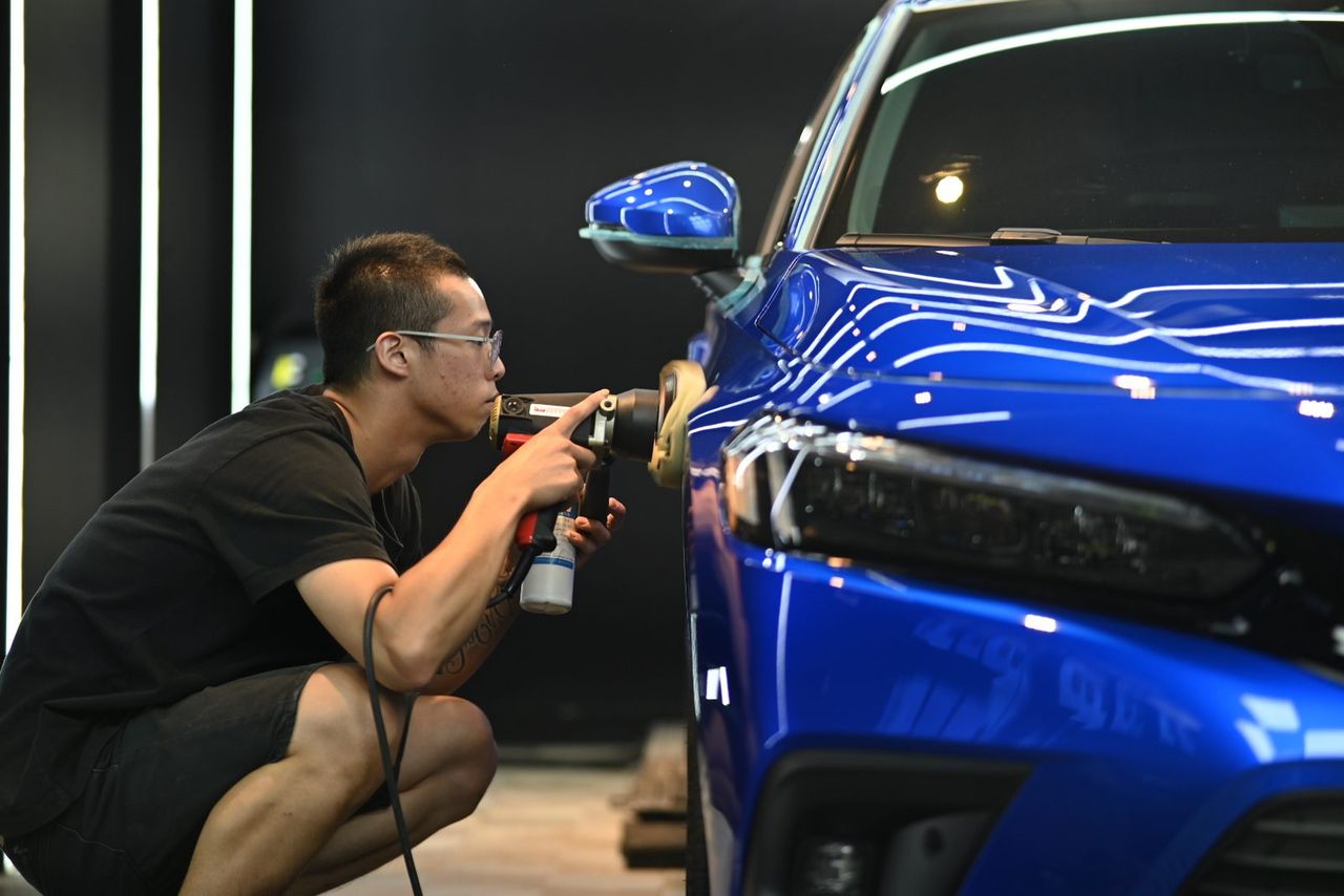 Honda Civic 拋光與鍍膜完工與細節實拍 第 1 張（共 7 張）——捷匠北投店施工實錄