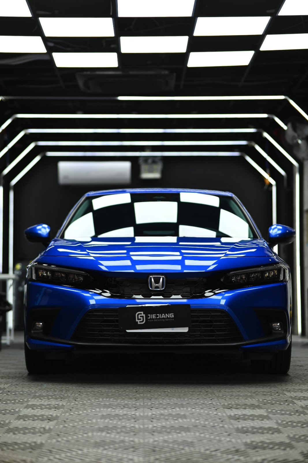 Honda Civic 拋光與鍍膜完工與細節實拍 第 2 張（共 7 張）——捷匠北投店施工實錄