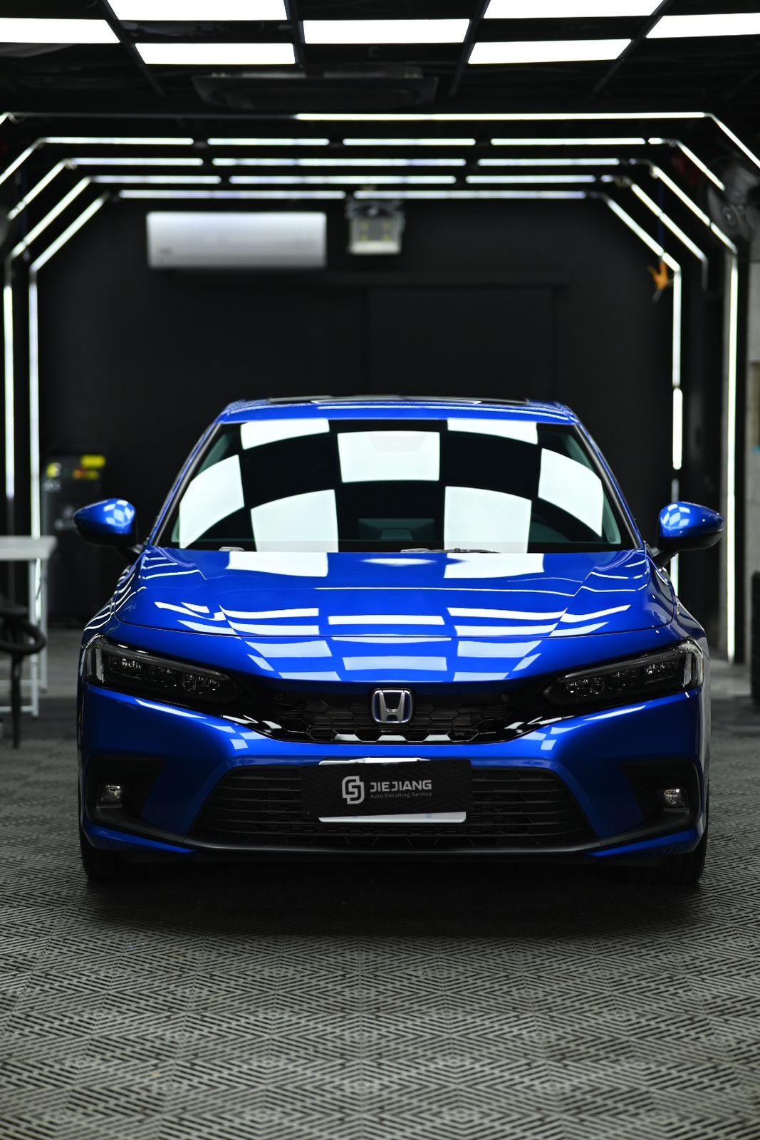 Honda Civic 拋光與鍍膜完工與細節實拍 第 7 張（共 7 張）——捷匠北投店施工實錄