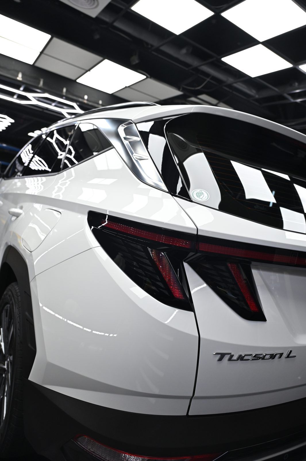 Hyundai Tucson L 漆面鍍膜完工與細節實拍 第 5 張（共 7 張）——捷匠淡水旗艦店施工實錄