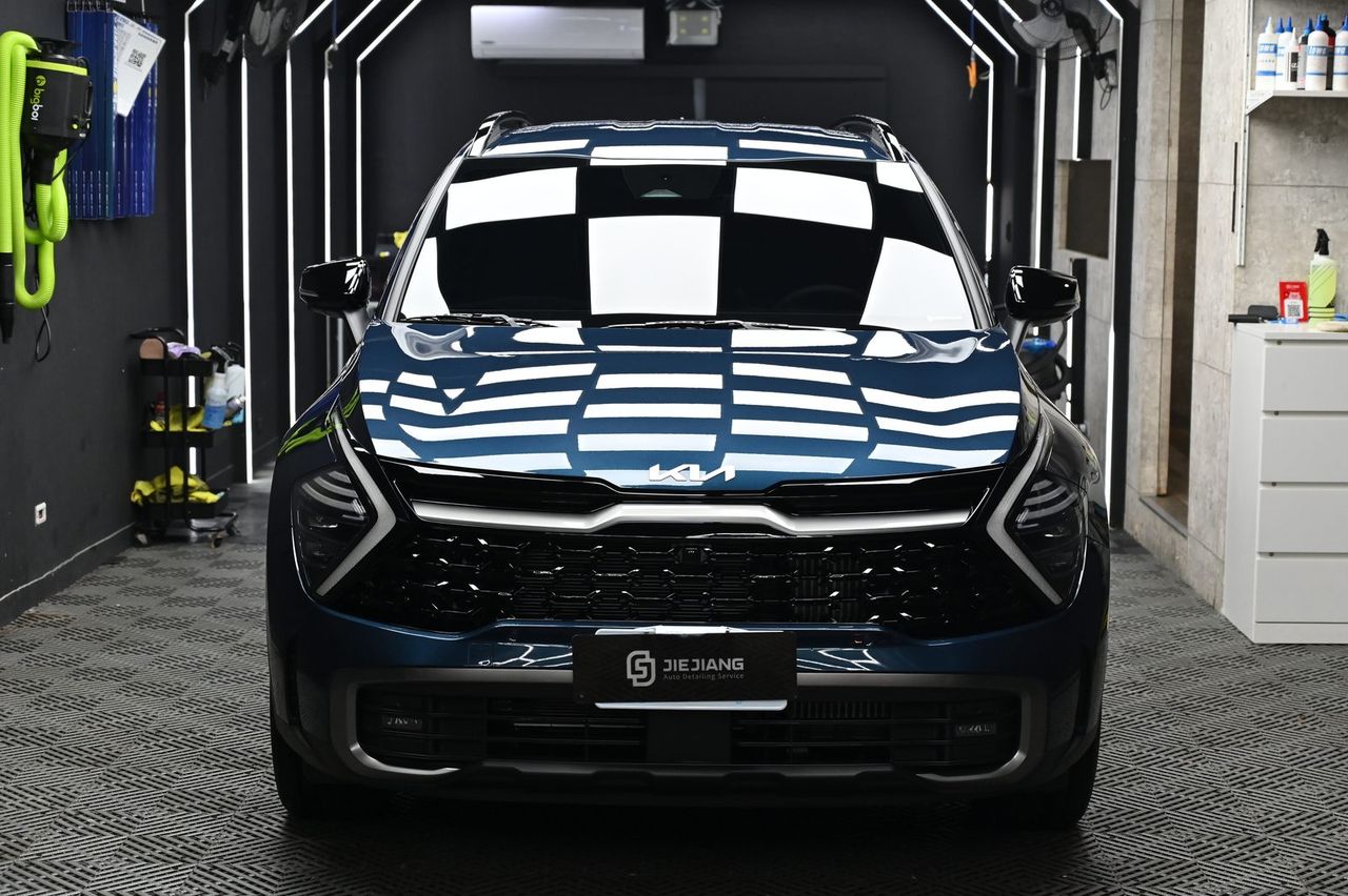 Kia Sportage 漆面鍍膜完工與細節實拍 第 5 張（共 7 張）——捷匠北投店施工實錄