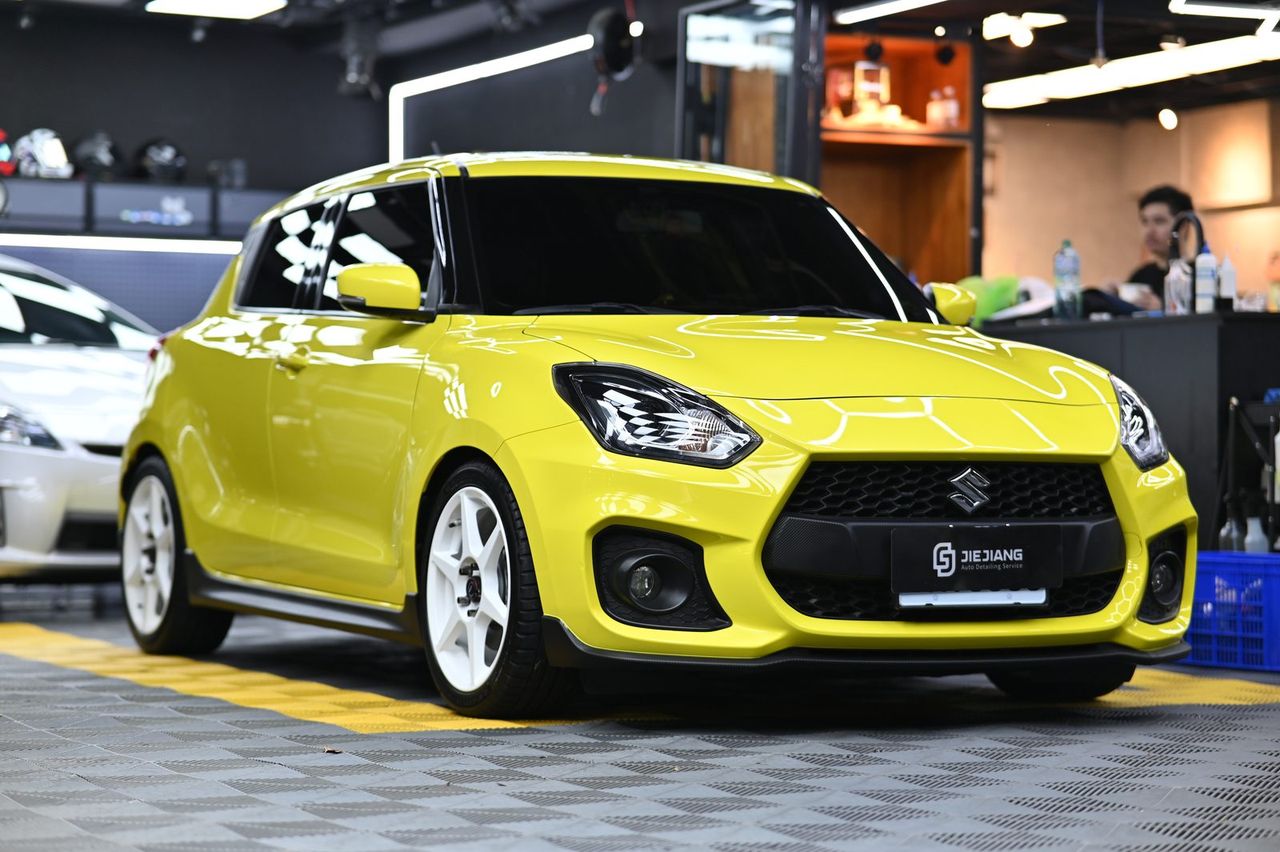 Suzuki Swift Sport 洗車打蠟（2024.10）完工與細節實拍 第 4 張（共 7 張）——捷匠淡水旗艦店施工實錄