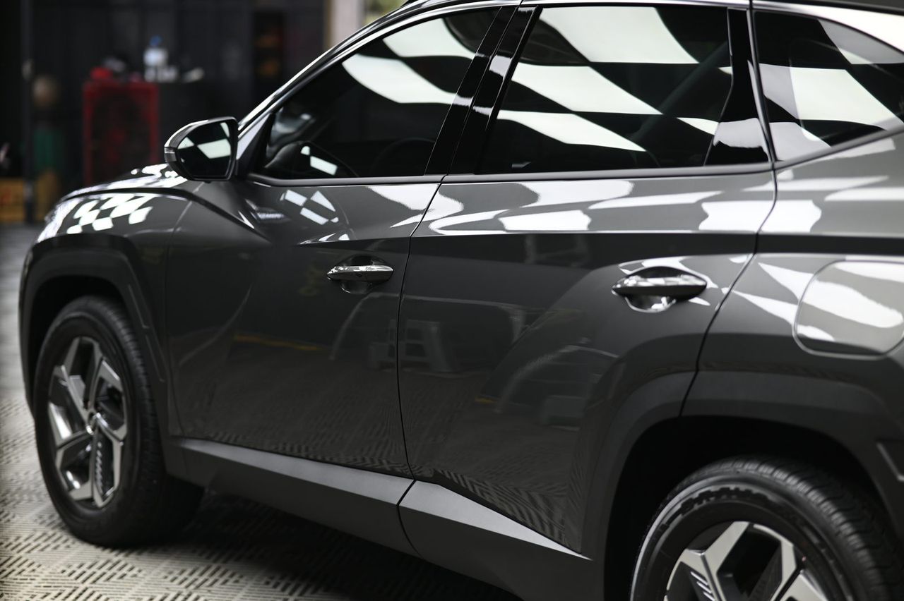 Hyundai Tucson 漆面鍍膜完工與細節實拍 第 4 張（共 7 張）——捷匠淡水旗艦店施工實錄