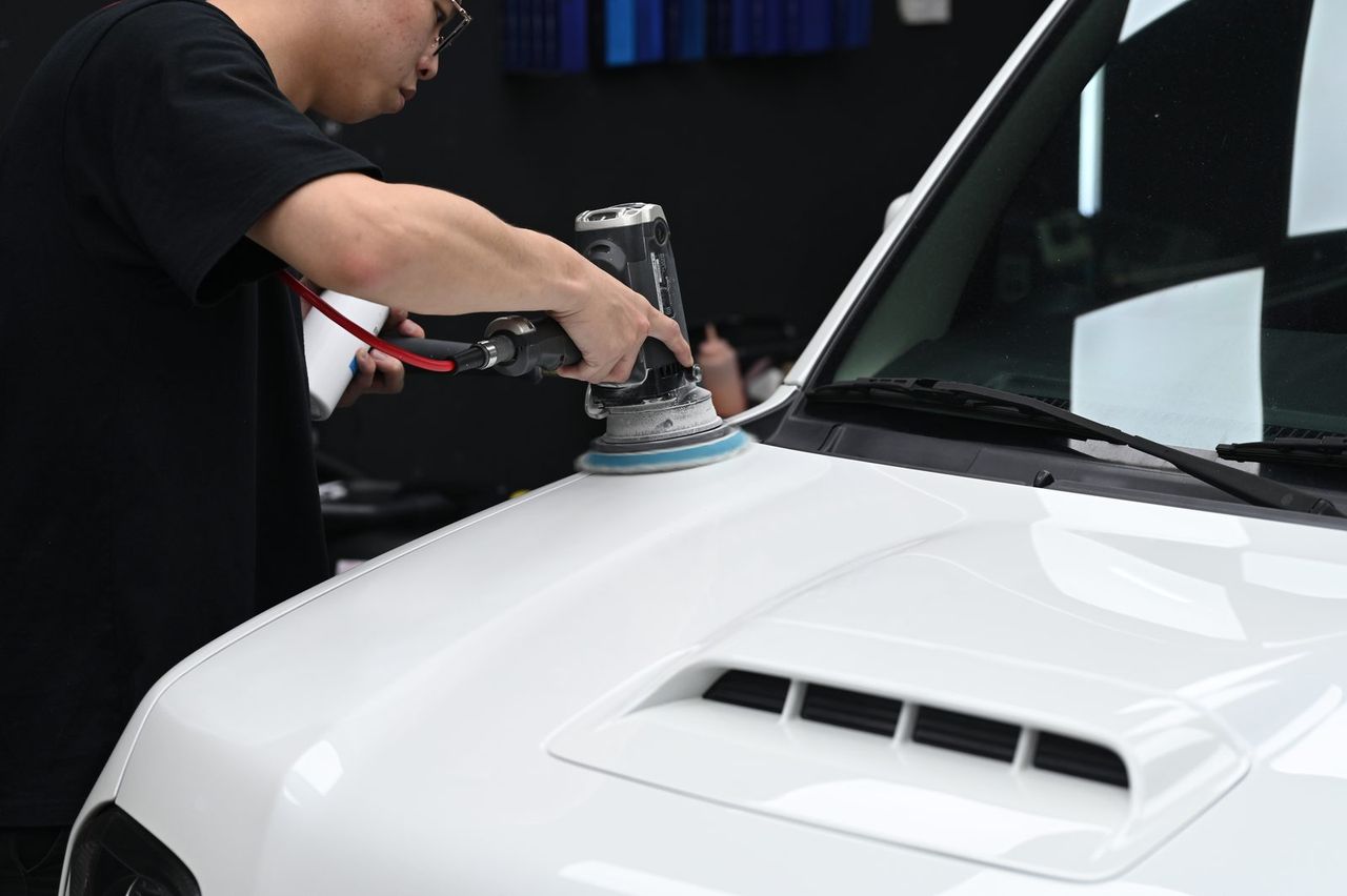 Suzuki Jimny 拋光與漆面修復完工與細節實拍 第 3 張（共 4 張）——捷匠北投店施工實錄