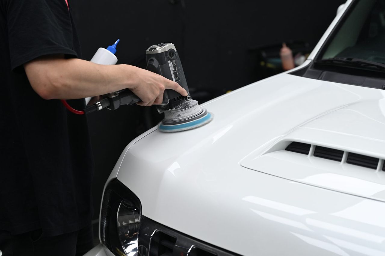 Suzuki Jimny 拋光與漆面修復完工與細節實拍 第 4 張（共 4 張）——捷匠北投店施工實錄