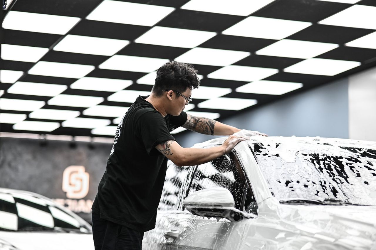 Volkswagen 洗車打蠟完工與細節實拍 第 3 張（共 7 張）——捷匠施工實錄