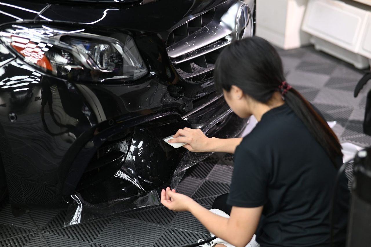 Mercedes-AMG E-Class 全車犀牛皮完工與細節實拍 第 6 張(共 7 張)——捷匠淡水旗艦店施工實錄