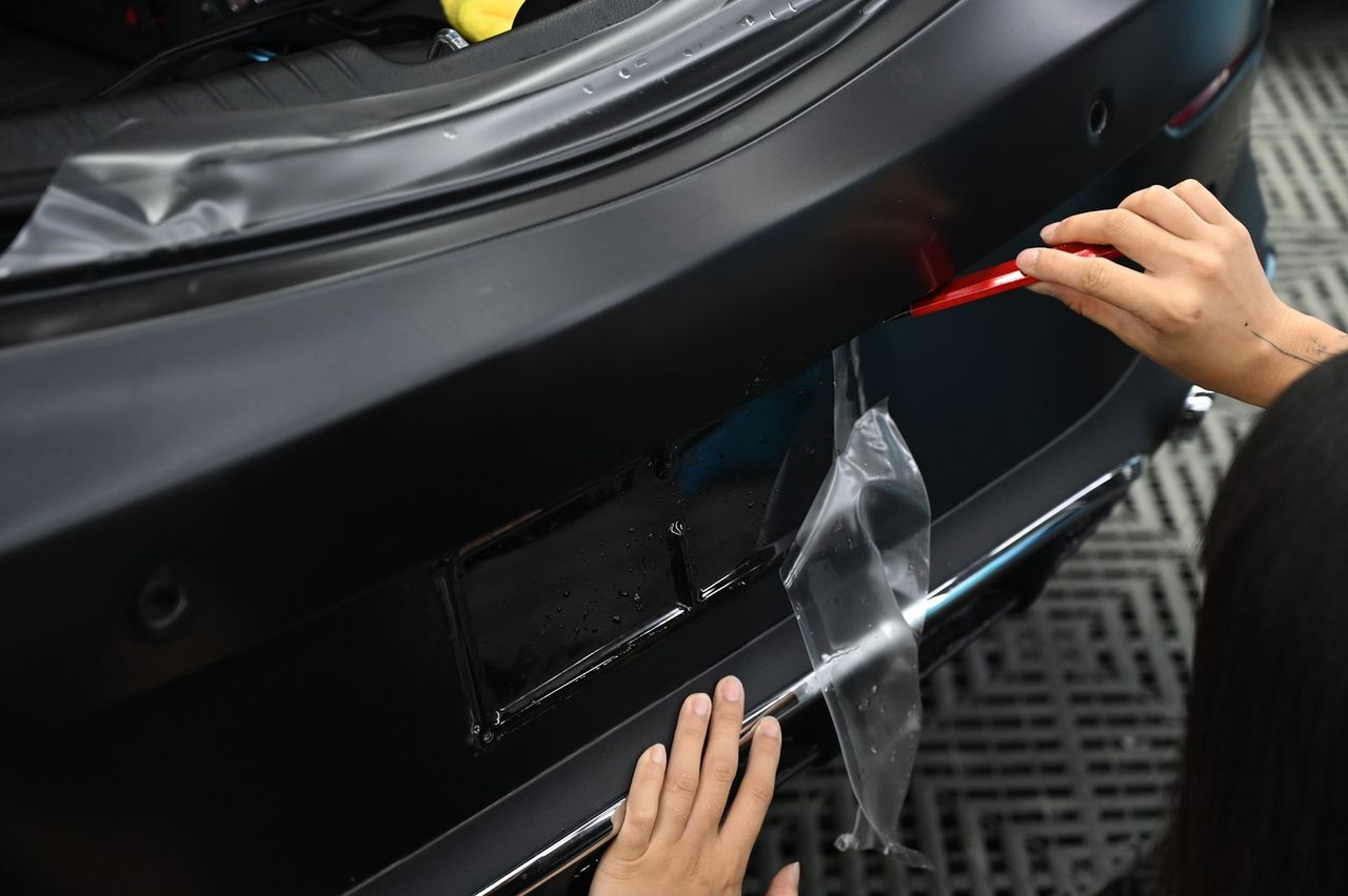 Mercedes-Benz CLE 改色犀牛皮完工與細節實拍 第 6 張(共 7 張)——捷匠北投店施工實錄