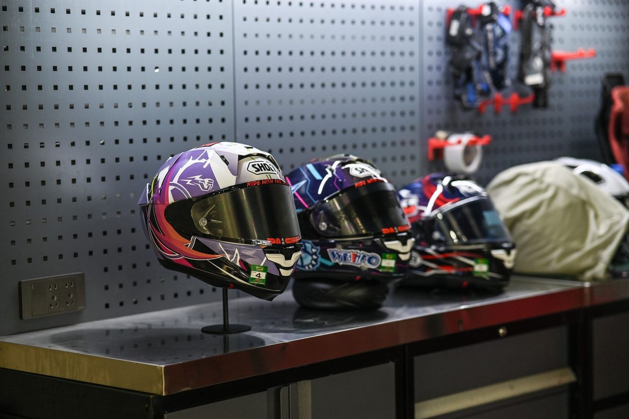 SHOEI X-Fifteen 機車美容完工與細節實拍 第 4 張(共 7 張)——捷匠淡水旗艦店施工實錄