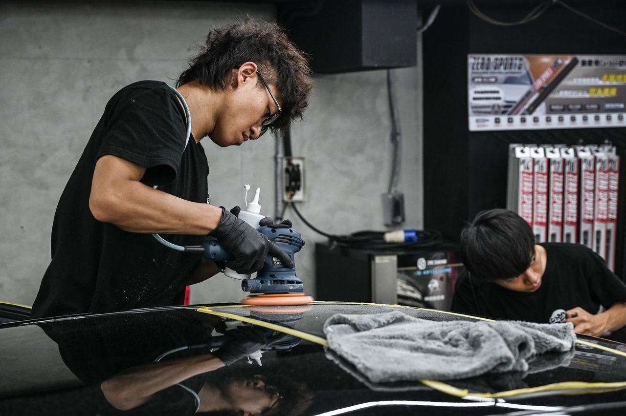 Lexus GS 350 拋光與漆面修復完工與細節實拍 第 1 張（共 7 張）——捷匠淡水旗艦店施工實錄