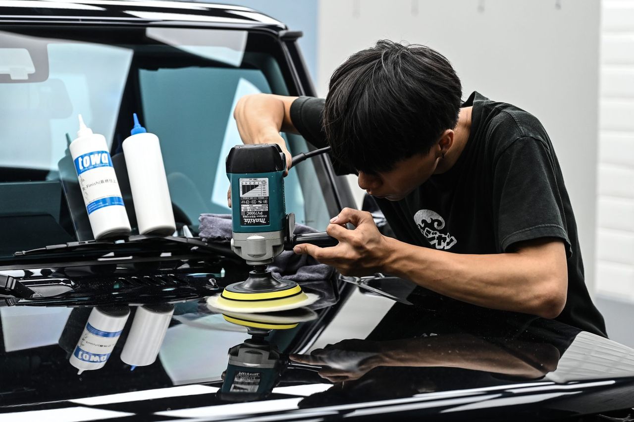 Suzuki Jimny 拋光與漆面修復完工與細節實拍 第 2 張（共 7 張）——捷匠施工實錄