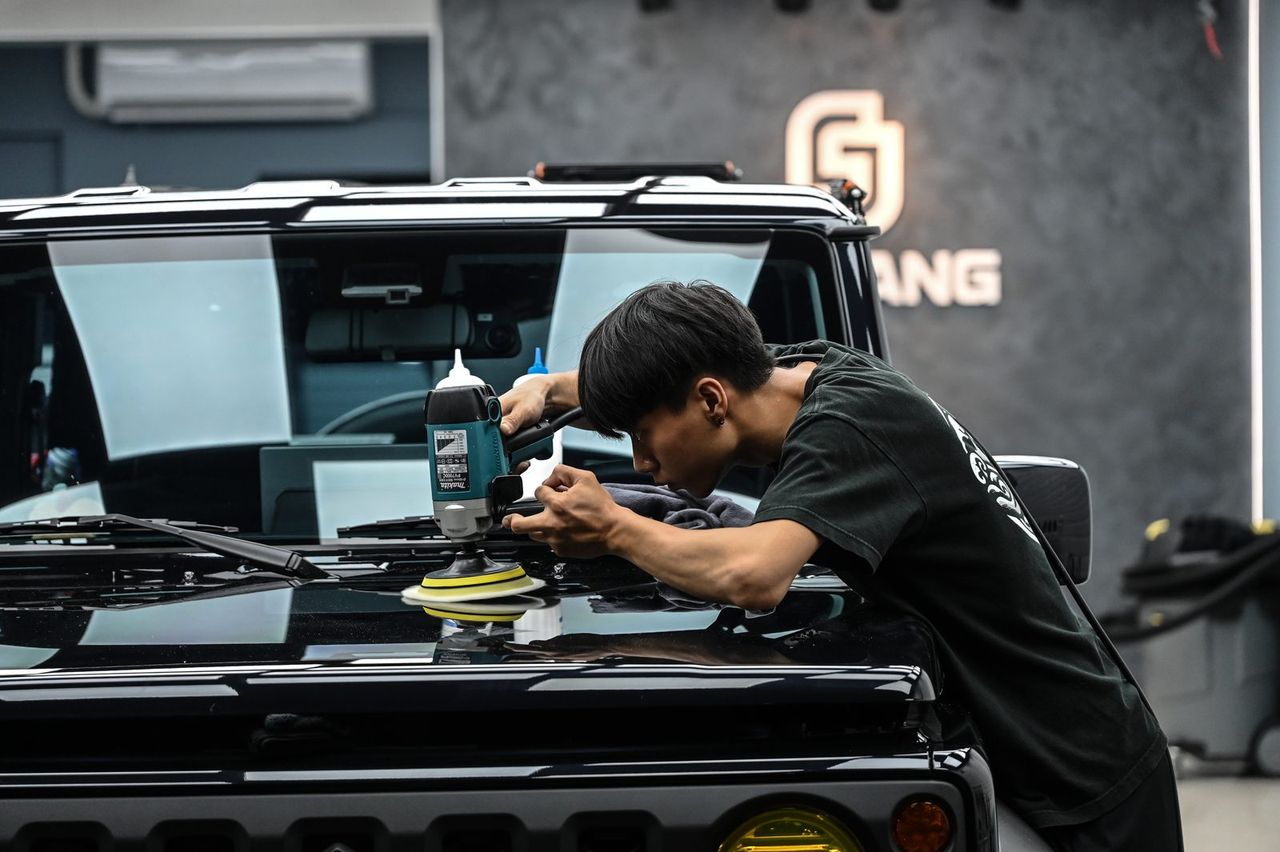 Suzuki Jimny 拋光與漆面修復完工與細節實拍 第 7 張（共 7 張）——捷匠施工實錄
