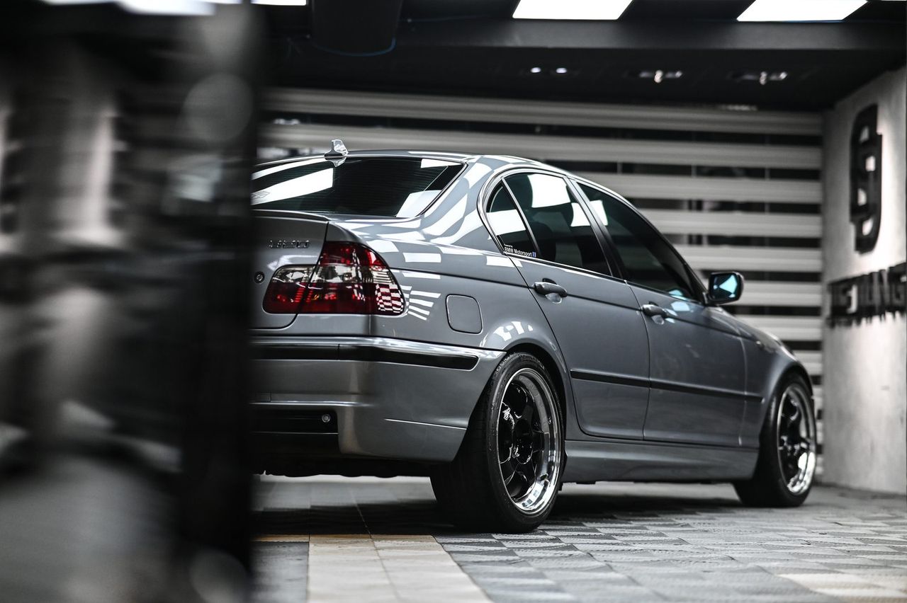 BMW 3系 E46 洗車打蠟完工與細節實拍 第 1 張（共 7 張）——捷匠淡水旗艦店施工實錄