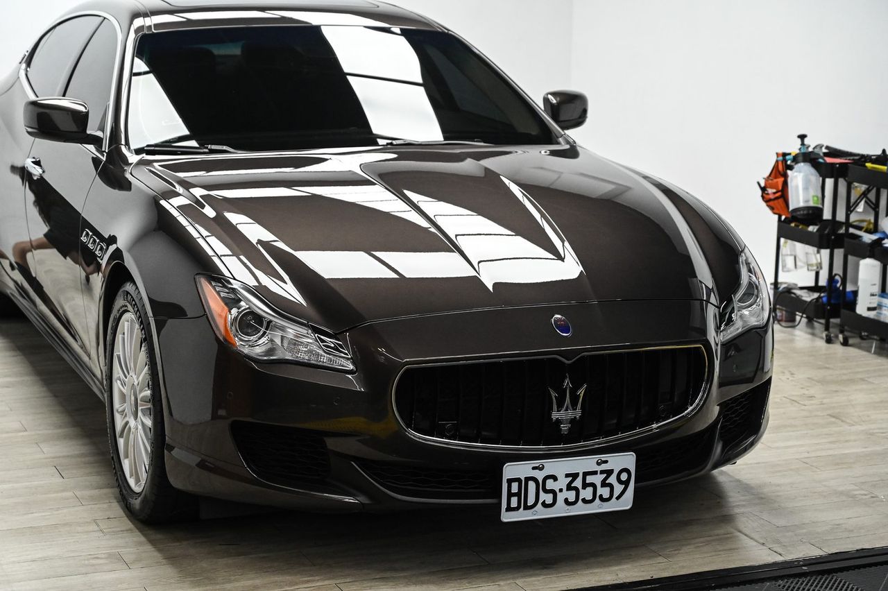 Maserati Quattroporte 迎風面犀牛皮完工與細節實拍 第 7 張（共 7 張）——捷匠淡水旗艦店施工實錄
