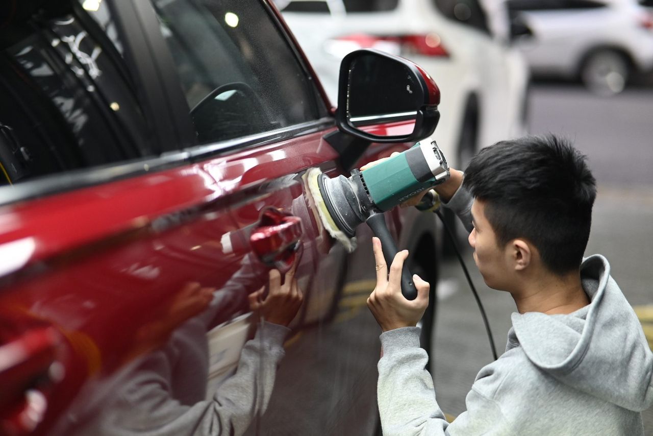 Honda CR-V 漆面鍍膜完工與細節實拍 第 1 張（共 7 張）——捷匠北投店施工實錄