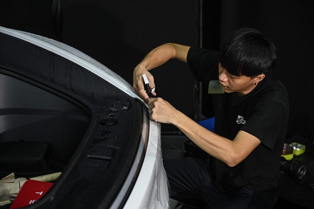Tesla Model Y煥新版全車犀牛皮完工與細節實拍 第 1 張(共 5 張)——捷匠淡水旗艦店施工實錄