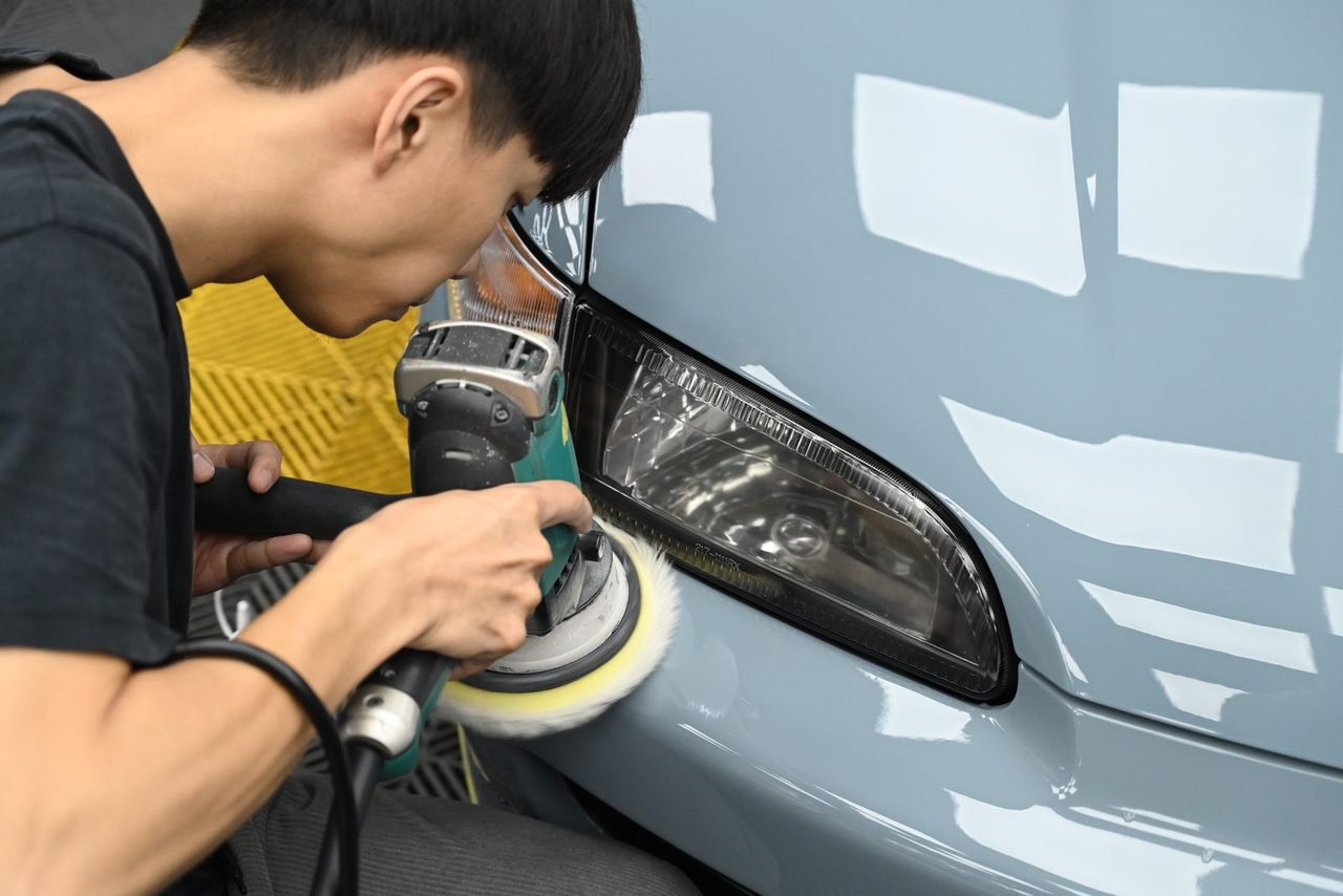 Honda Civic 拋光與漆面修復完工與細節實拍 第 1 張（共 7 張）——捷匠淡水旗艦店施工實錄
