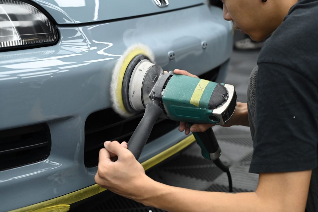 Honda Civic 拋光與漆面修復完工與細節實拍 第 6 張（共 7 張）——捷匠淡水旗艦店施工實錄