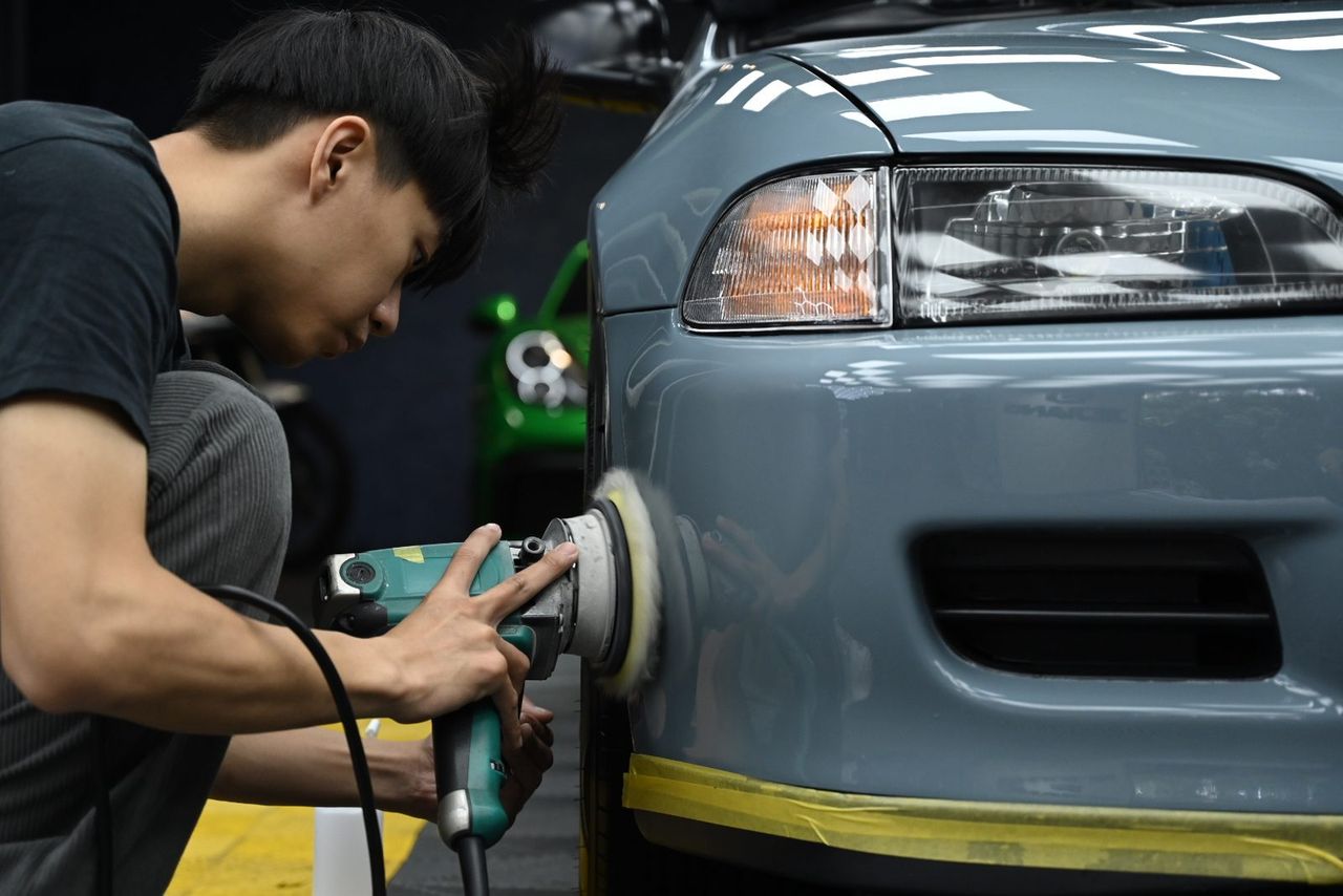 Honda Civic 拋光與漆面修復完工與細節實拍 第 7 張（共 7 張）——捷匠淡水旗艦店施工實錄