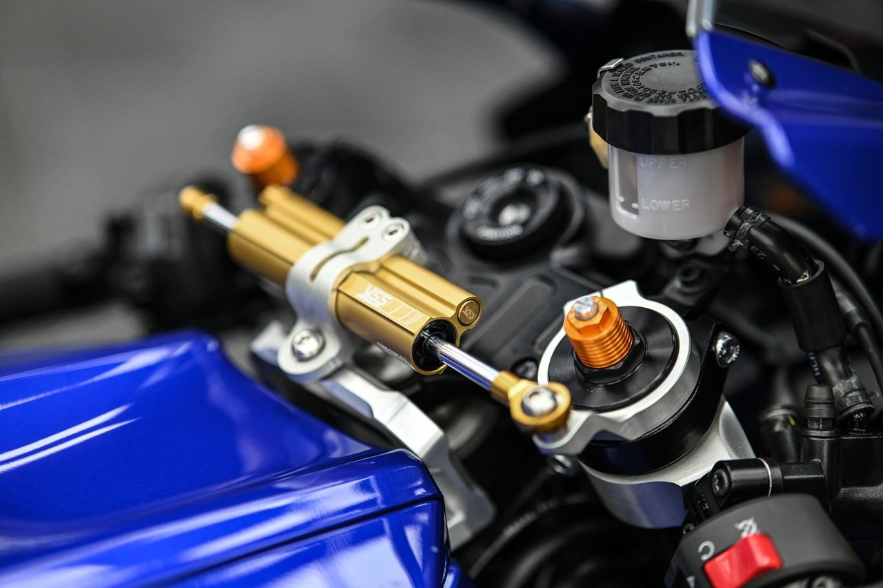 Yamaha R7 機車美容完工與細節實拍 第 4 張（共 7 張）——捷匠淡水旗艦店施工實錄