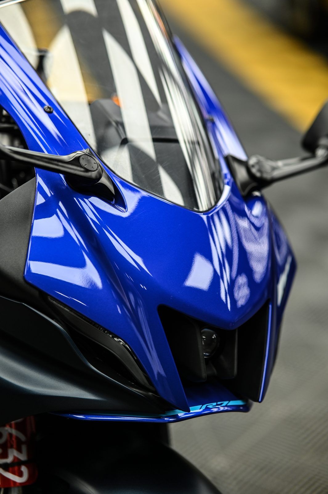 Yamaha R7 機車美容完工與細節實拍 第 7 張（共 7 張）——捷匠淡水旗艦店施工實錄
