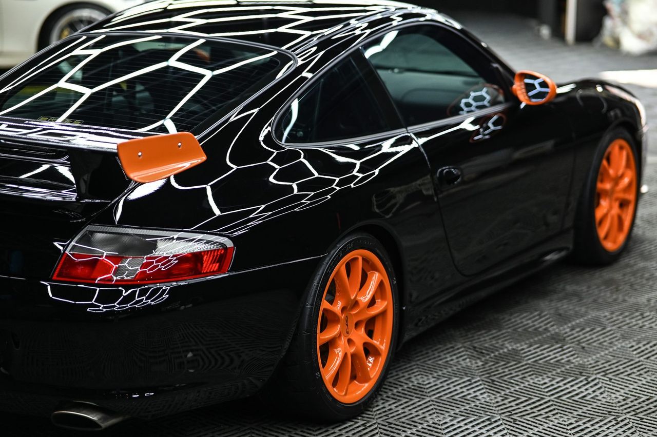 Porsche 911 GT3 洗車打蠟完工與細節實拍 第 1 張（共 7 張）——捷匠淡水旗艦店施工實錄