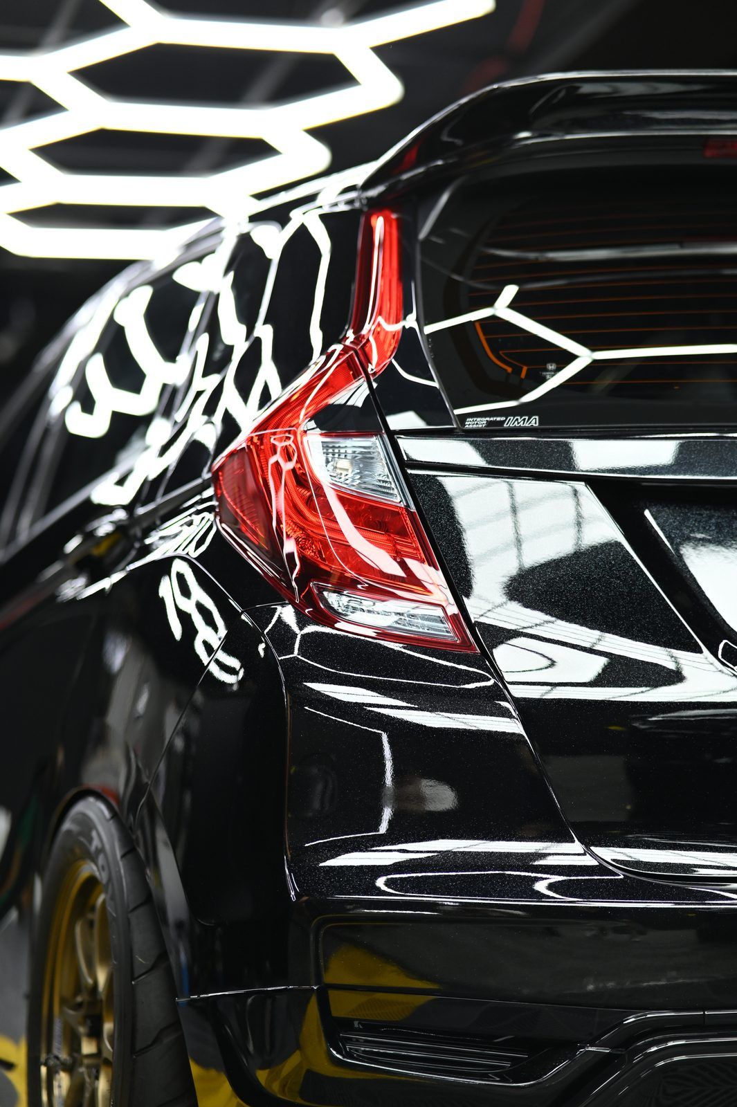 Honda Fit 漆面鍍膜完工與細節實拍 第 6 張（共 7 張）——捷匠施工實錄