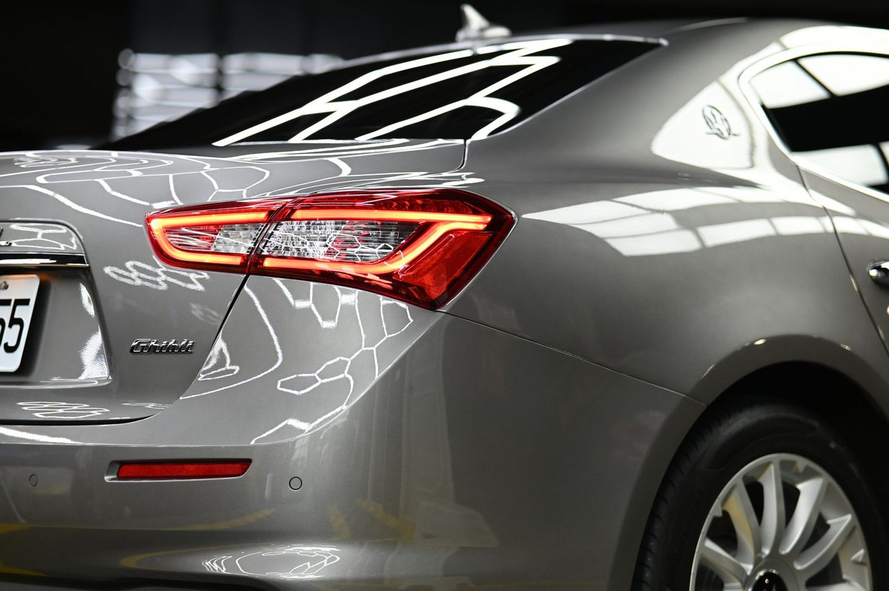 Maserati Ghibli 漆面鍍膜完工與細節實拍 第 4 張（共 7 張）——捷匠淡水旗艦店施工實錄