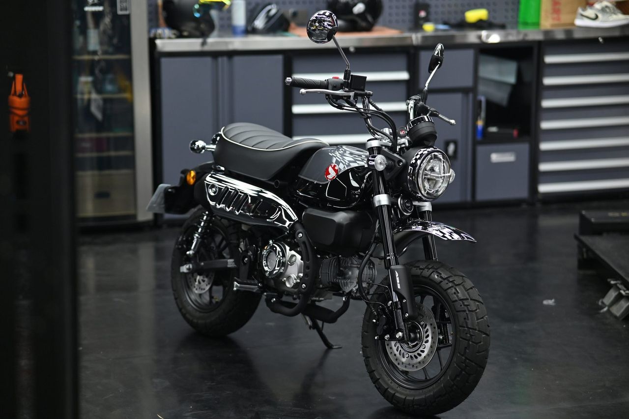 Honda Monkey 機車美容完工與細節實拍 第 1 張（共 7 張）——捷匠淡水旗艦店施工實錄