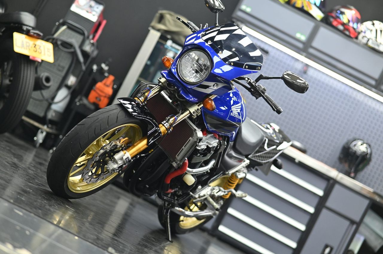 Honda 機車美容完工與細節實拍 第 1 張（共 7 張）——捷匠淡水旗艦店施工實錄