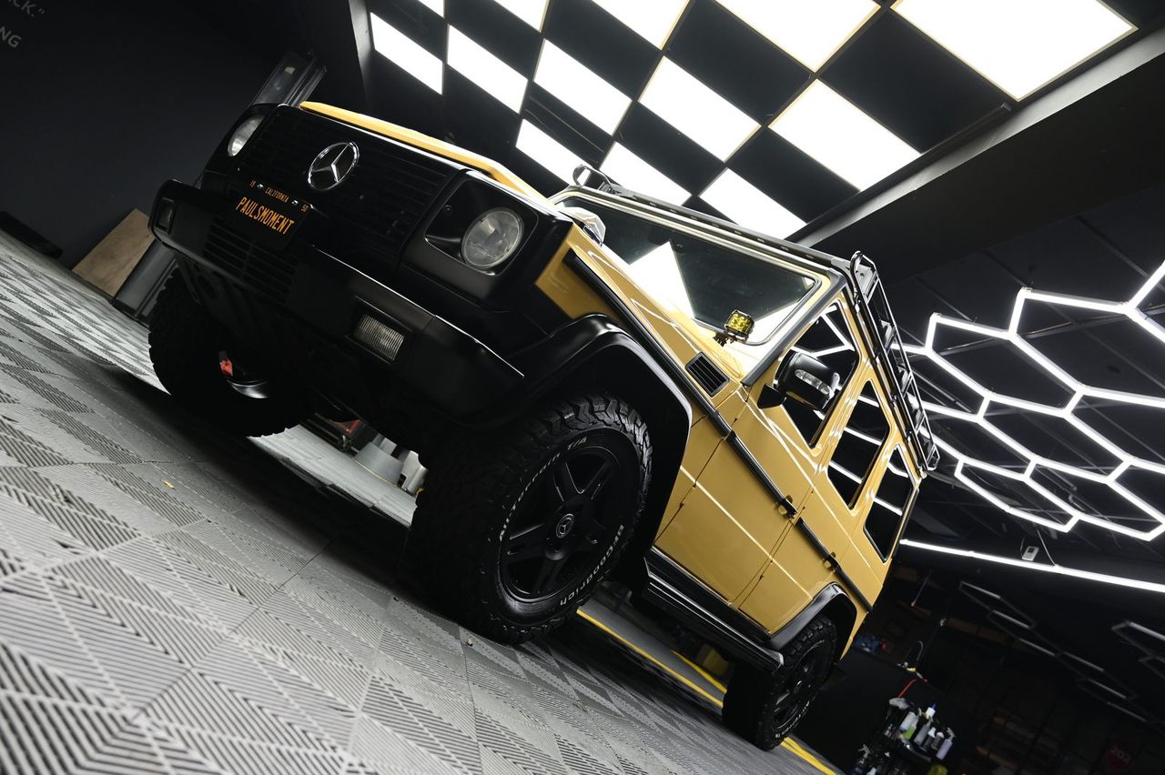 Mercedes-Benz G-Class 洗車打蠟完工與細節實拍 第 1 張（共 7 張）——捷匠淡水旗艦店施工實錄