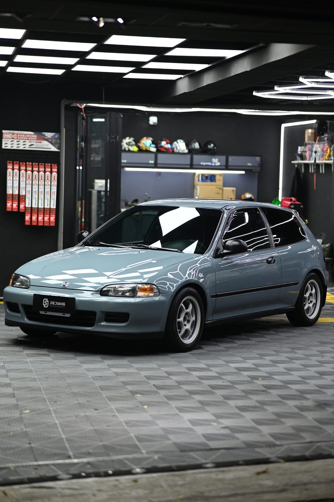 Honda Civic 拋光與鍍膜完工與細節實拍 第 2 張（共 7 張）——捷匠淡水旗艦店施工實錄