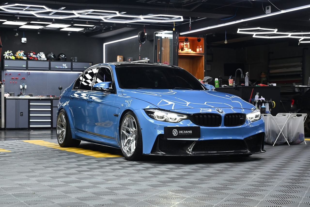 BMW M3 漆面鍍膜完工與細節實拍 第 1 張（共 7 張）——捷匠施工實錄