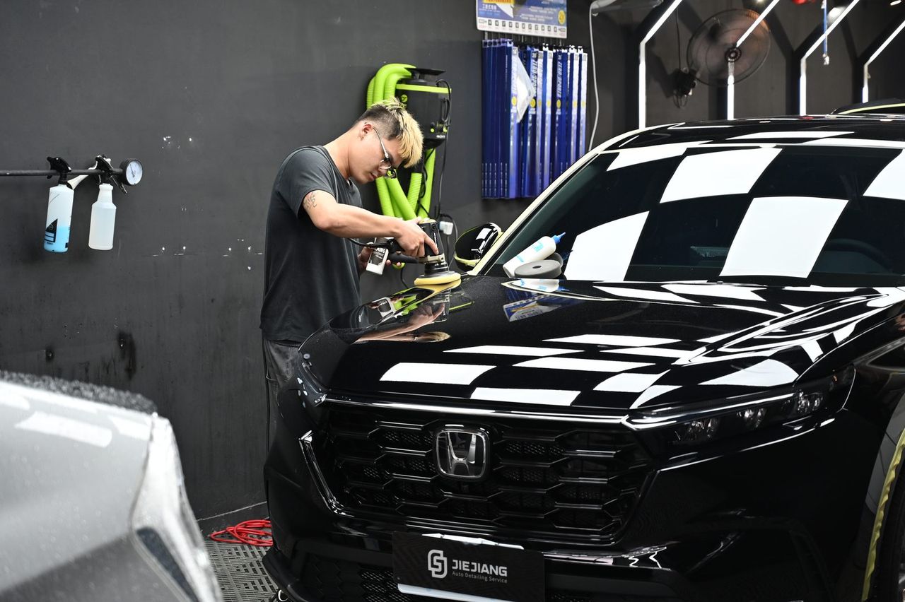 Honda 拋光與鍍膜完工與細節實拍 第 1 張（共 7 張）——捷匠北投店施工實錄