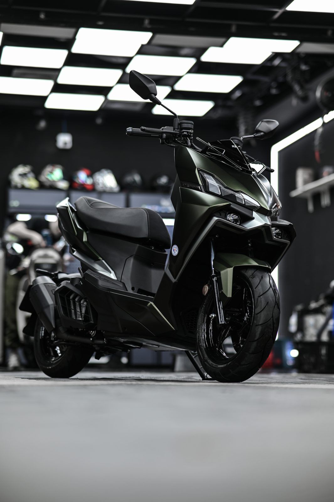 SYM 機車美容完工與細節實拍 第 2 張（共 7 張）——捷匠北投店施工實錄