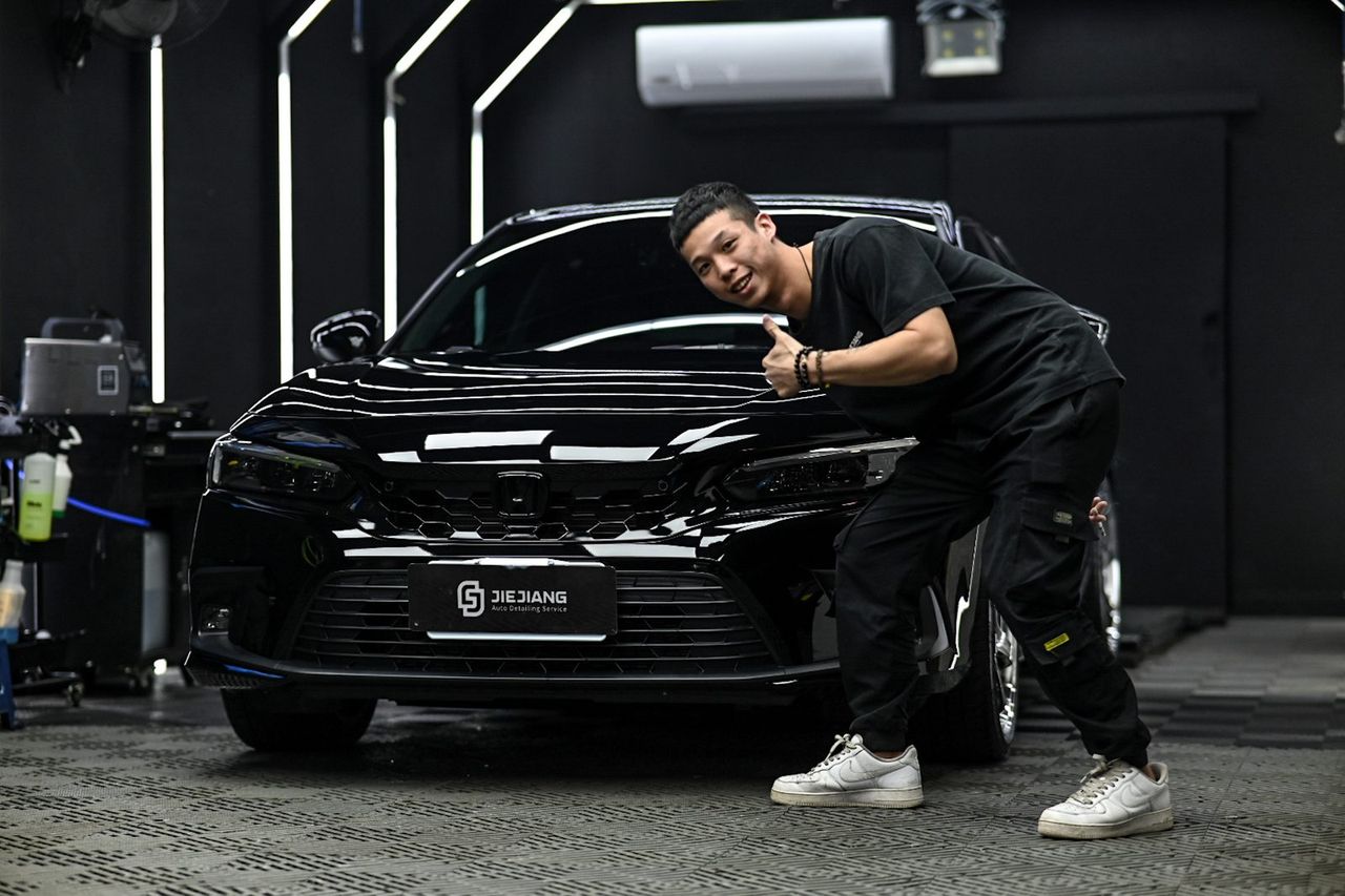 Honda Civic 拋光與鍍膜完工與細節實拍 第 6 張（共 6 張）——捷匠北投店施工實錄