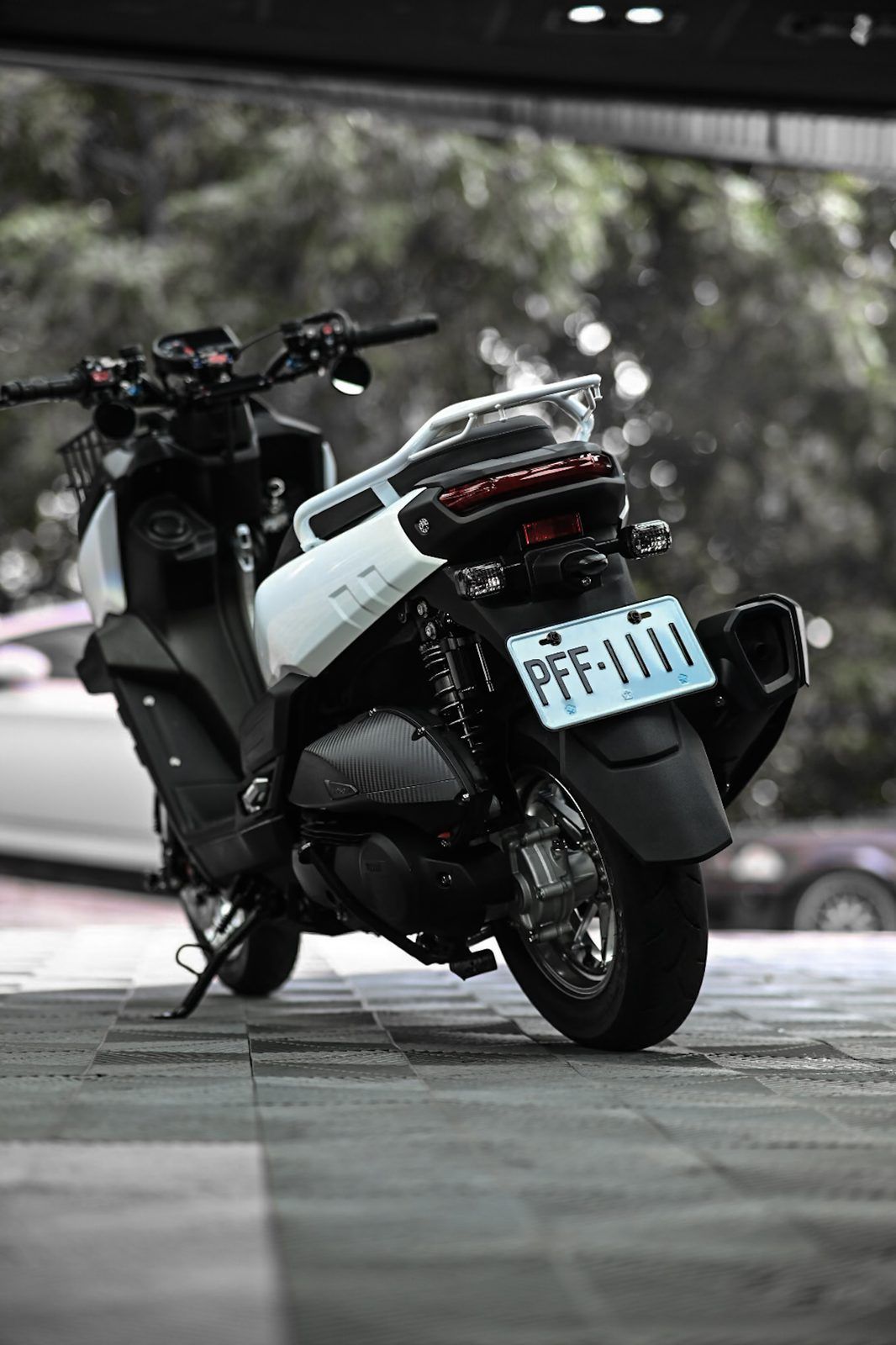 Yamaha 機車美容完工與細節實拍 第 1 張（共 7 張）——捷匠淡水旗艦店施工實錄