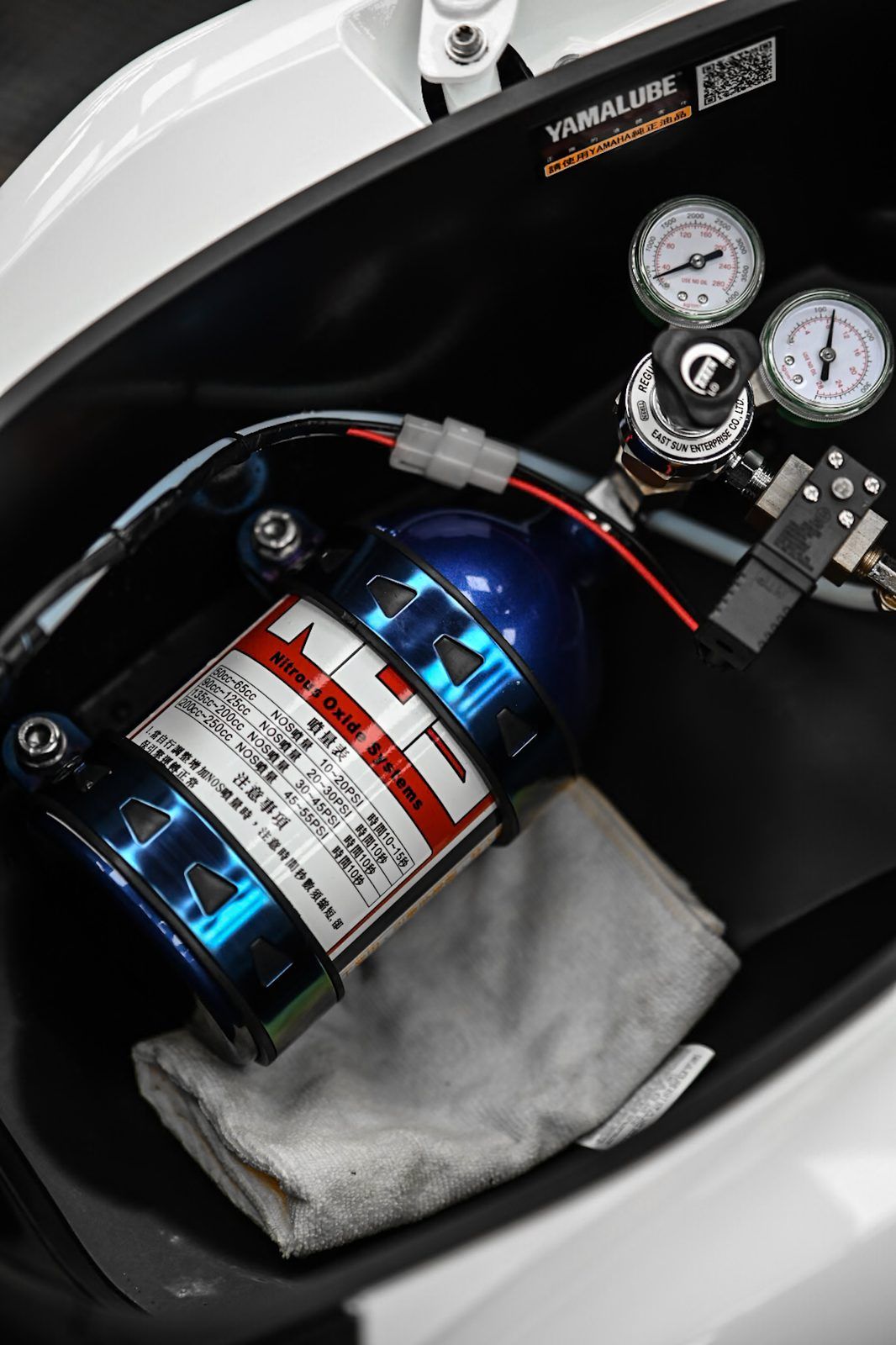 Yamaha 機車美容完工與細節實拍 第 2 張（共 7 張）——捷匠淡水旗艦店施工實錄