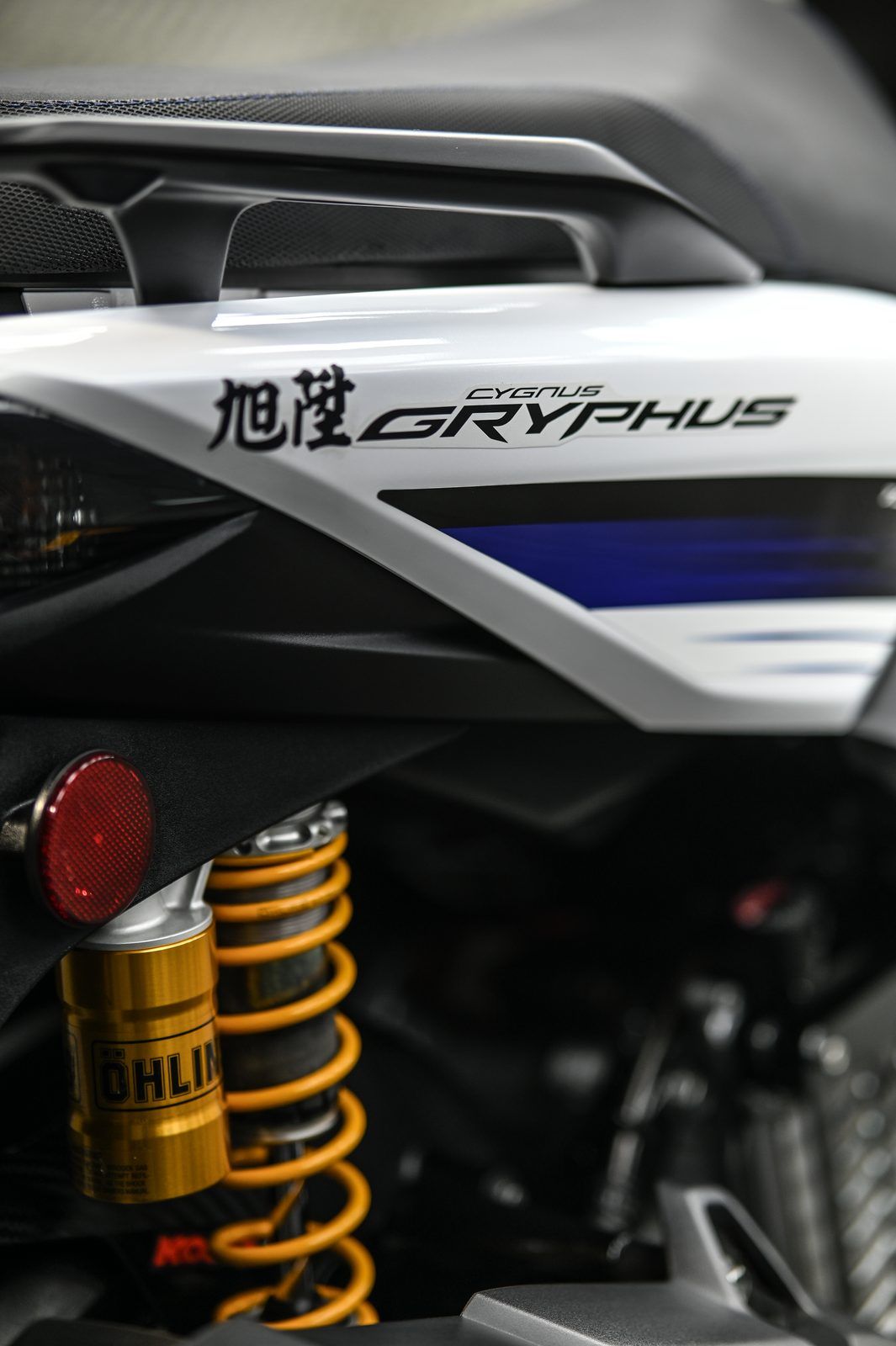 Yamaha Cygnus Gryphus 機車美容完工與細節實拍 第 2 張（共 7 張）——捷匠淡水旗艦店施工實錄