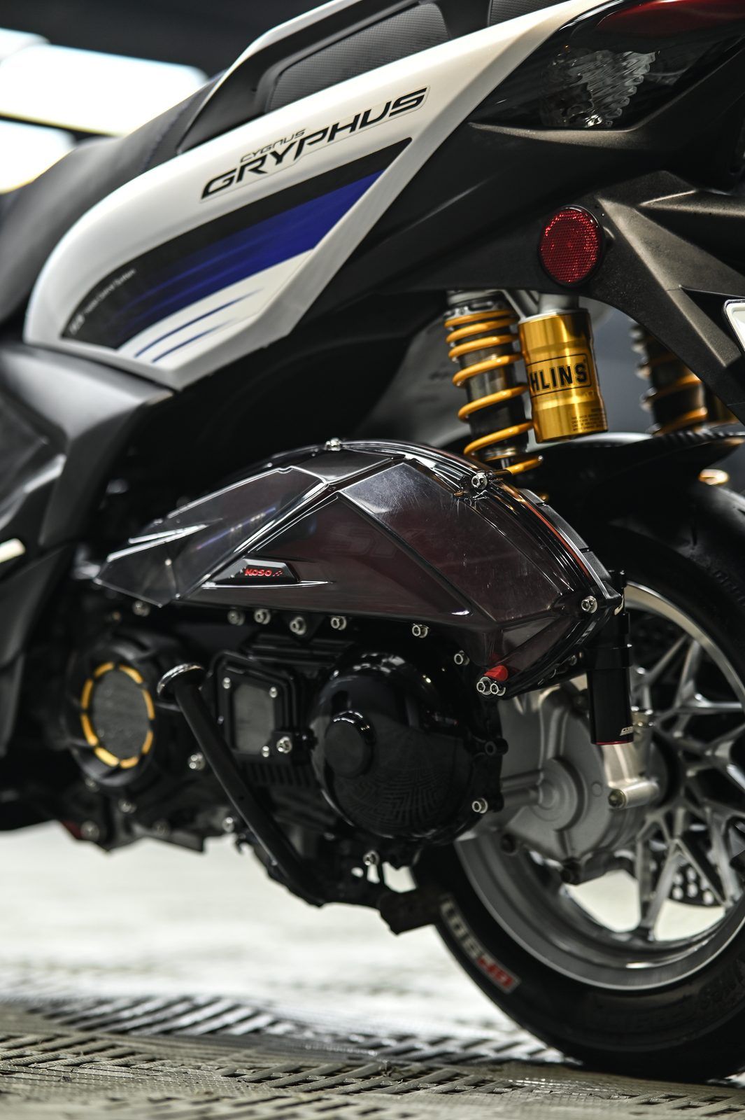 Yamaha Cygnus Gryphus 機車美容完工與細節實拍 第 6 張（共 7 張）——捷匠淡水旗艦店施工實錄