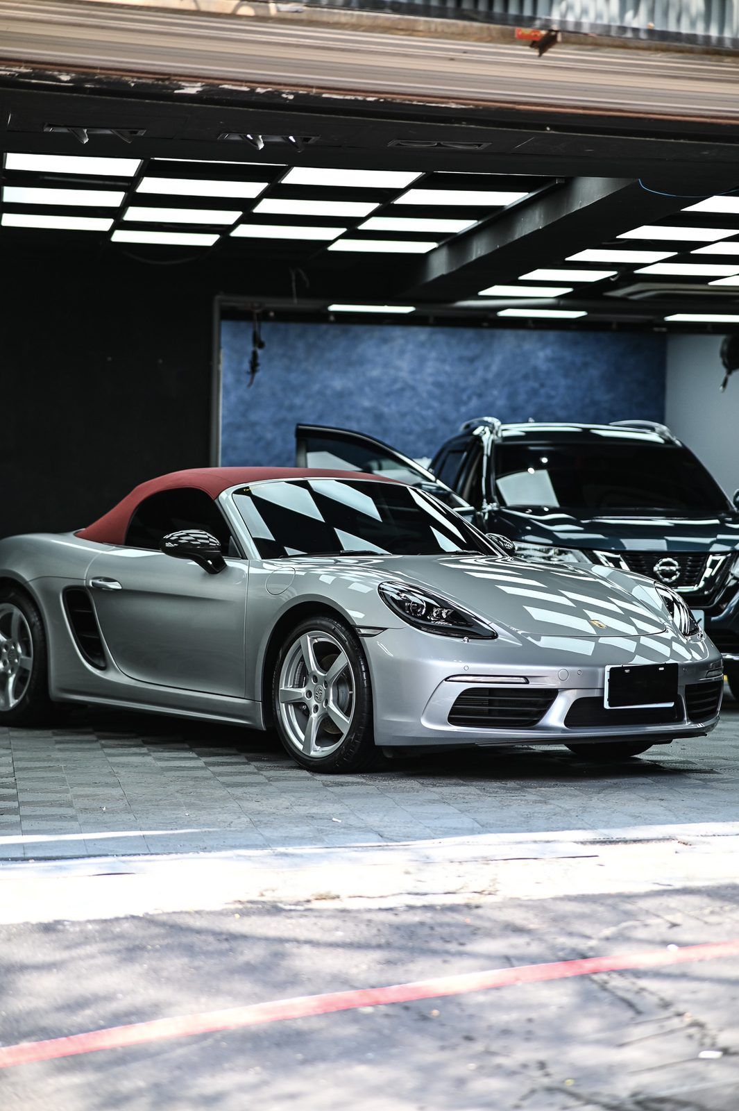 Porsche 718 Boxster 漆面鍍膜完工與細節實拍 第 3 張（共 7 張）——捷匠施工實錄