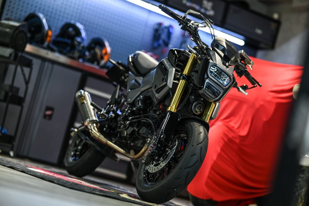 Honda Grom 機車美容完工與細節實拍 第 1 張（共 7 張）——捷匠淡水旗艦店施工實錄