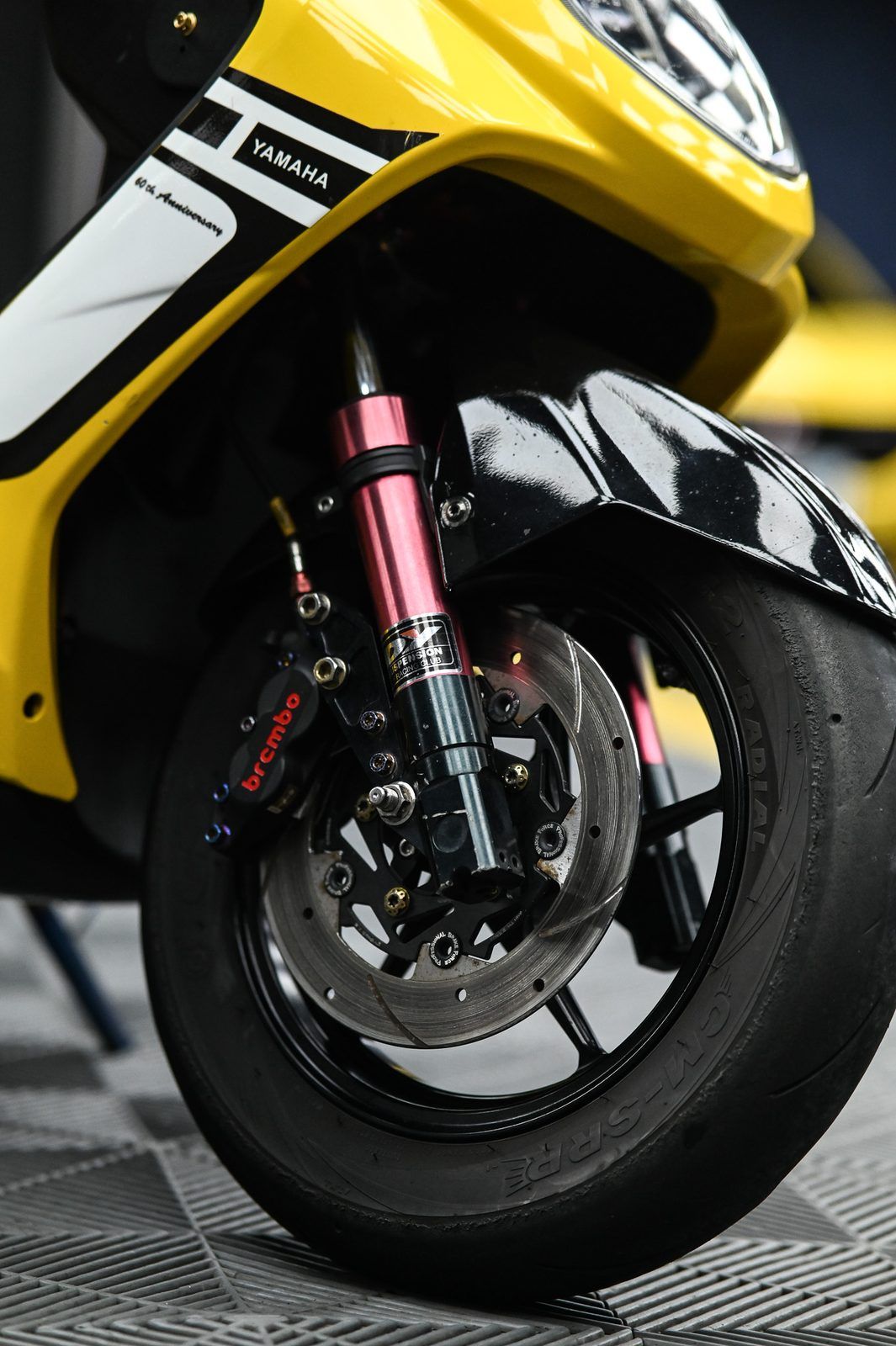 Yamaha 機車美容完工與細節實拍 第 6 張（共 7 張）——捷匠淡水旗艦店施工實錄