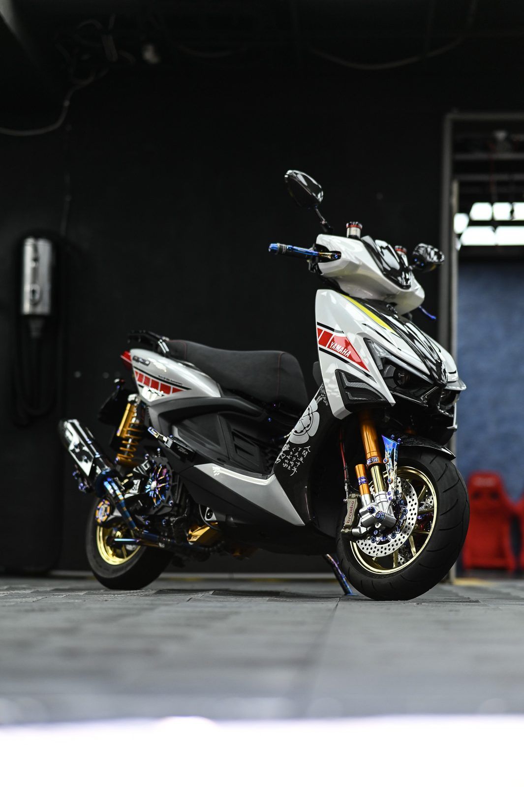Yamaha 機車美容完工與細節實拍 第 3 張（共 7 張）——捷匠施工實錄