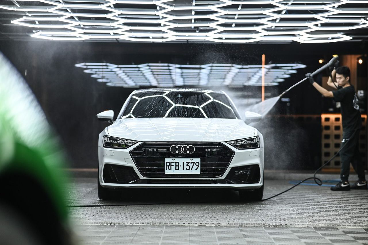 Audi 局部犀牛皮完工與細節實拍 第 1 張（共 5 張）——捷匠淡水旗艦店施工實錄