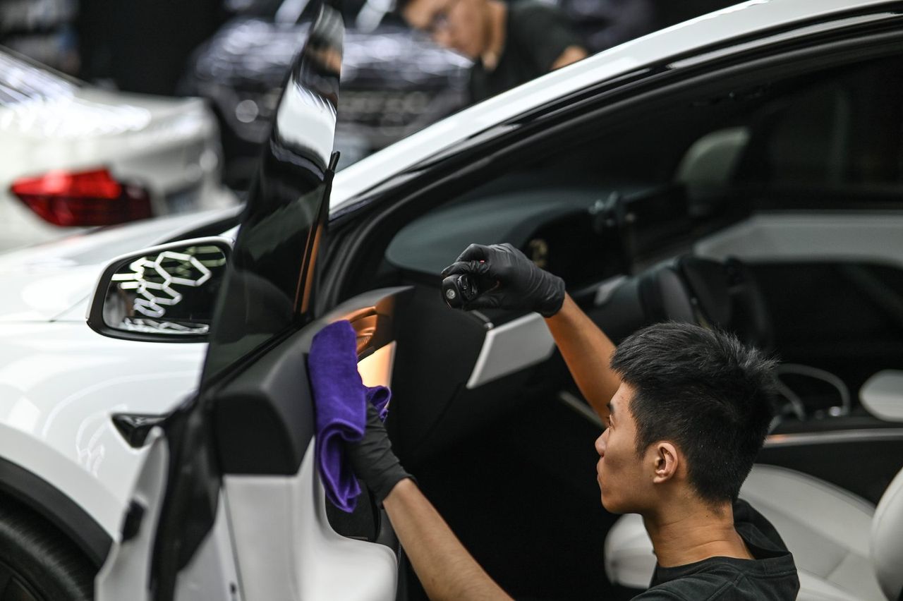 Audi 局部犀牛皮完工與細節實拍 第 2 張（共 5 張）——捷匠淡水旗艦店施工實錄