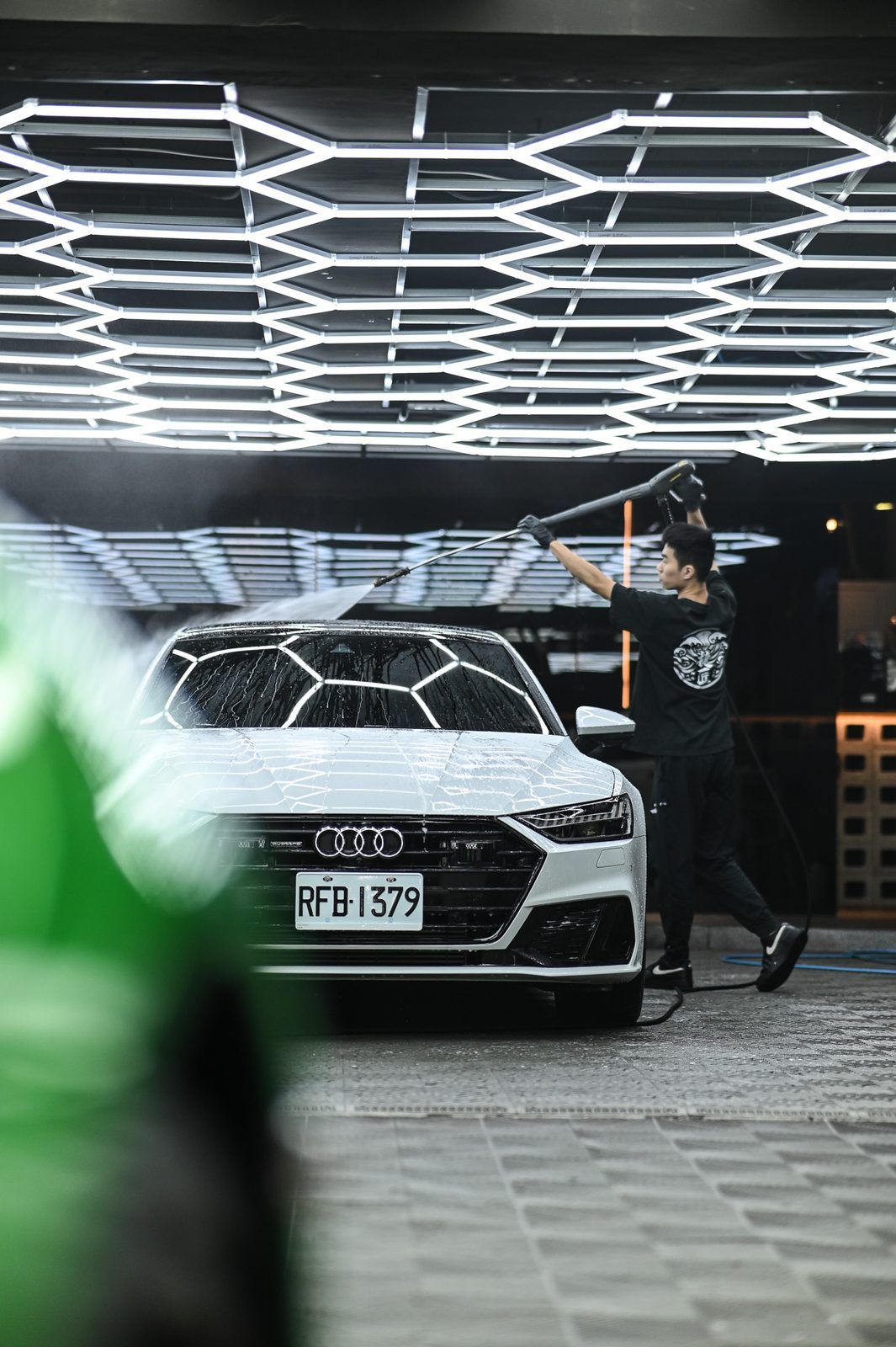 Audi 局部犀牛皮完工與細節實拍 第 5 張（共 5 張）——捷匠淡水旗艦店施工實錄
