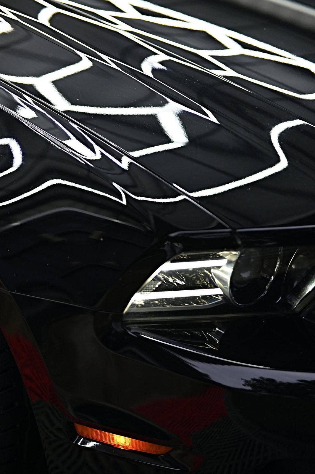 Ford Mustang 漆面鍍膜完工與細節實拍 第 5 張（共 7 張）——捷匠淡水旗艦店施工實錄